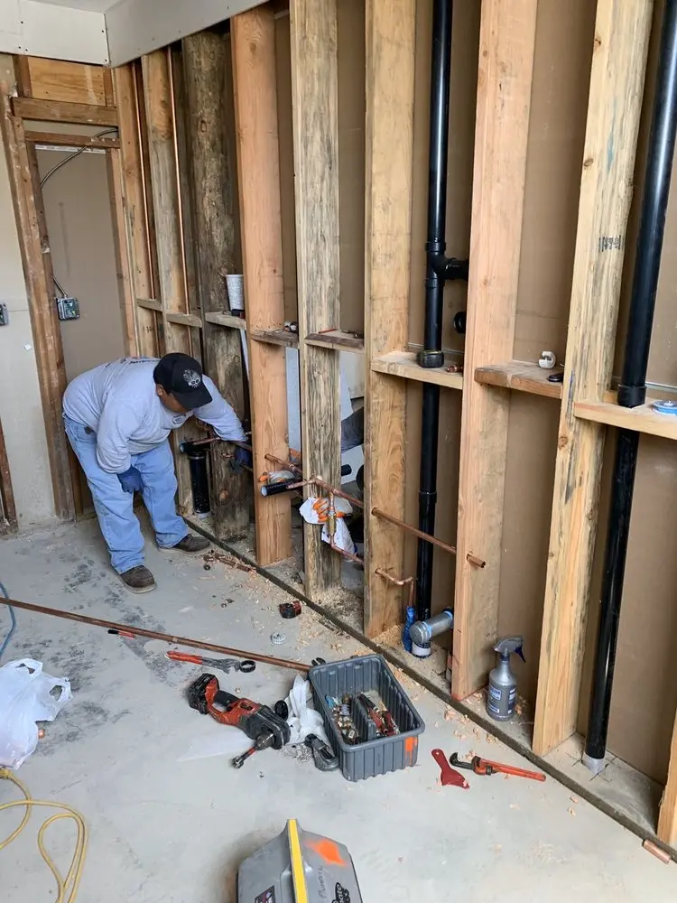 Commercial rough-in plumbing for Gas Line Repair in La Mirada